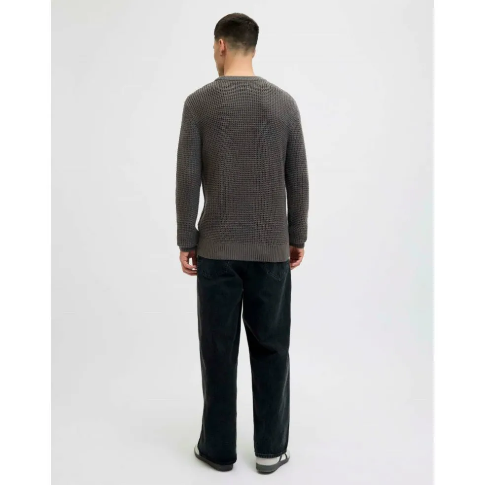 Men's Knitted Crew Neck Jumper