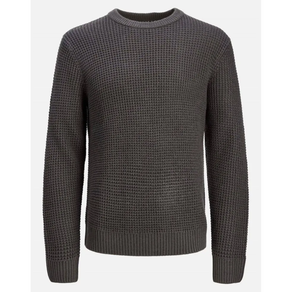 Men's Knitted Crew Neck Jumper