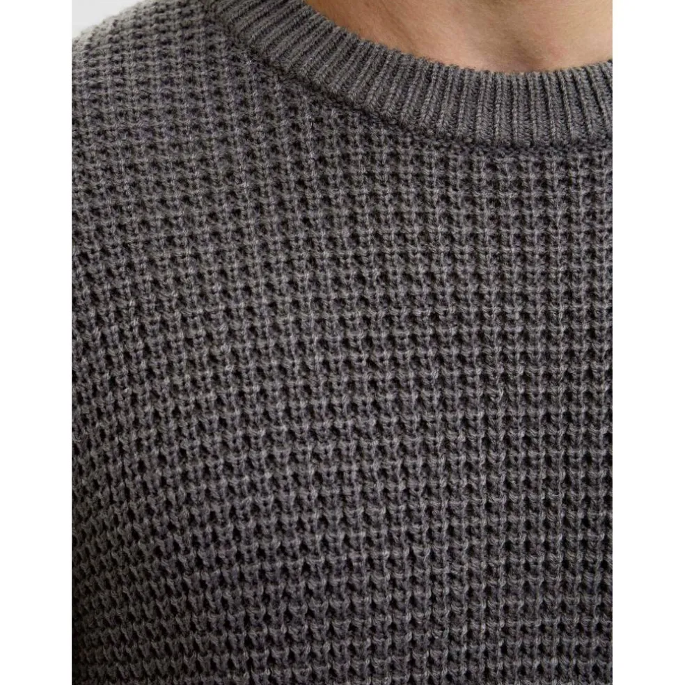 Men's Knitted Crew Neck Jumper