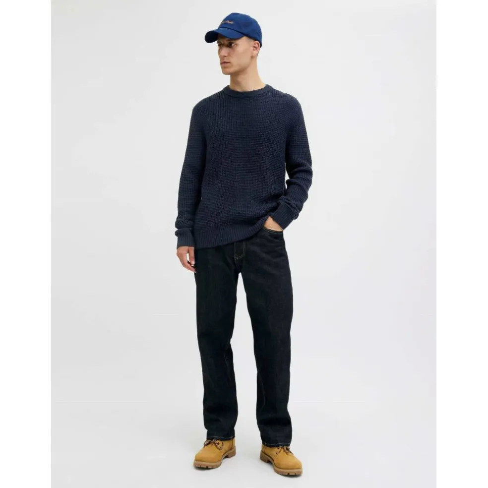 Men's Knitted Crew Neck Jumper