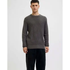 Men's Knitted Crew Neck Jumper