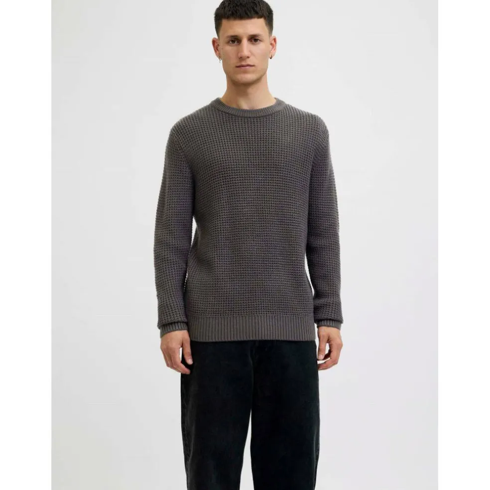 Men's Knitted Crew Neck Jumper