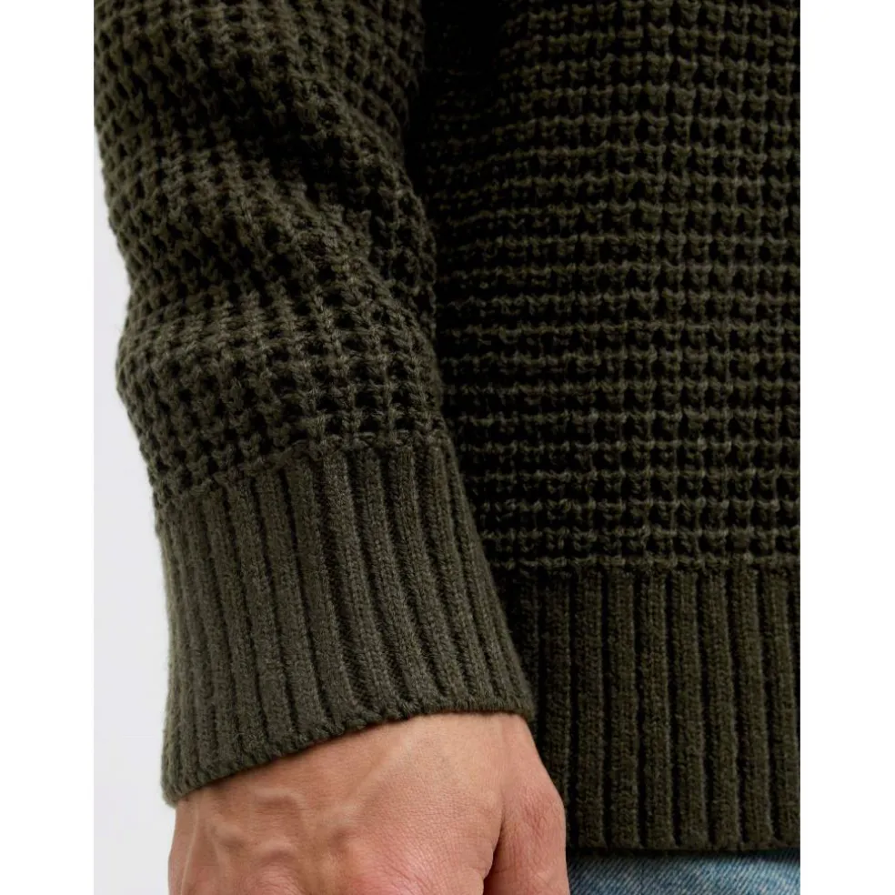 Men's Knitted Crew Neck Jumper