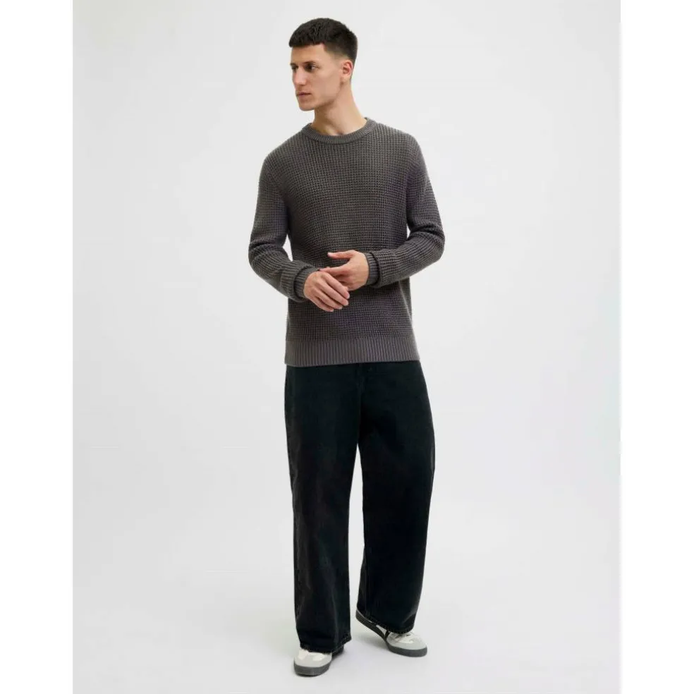 Men's Knitted Crew Neck Jumper