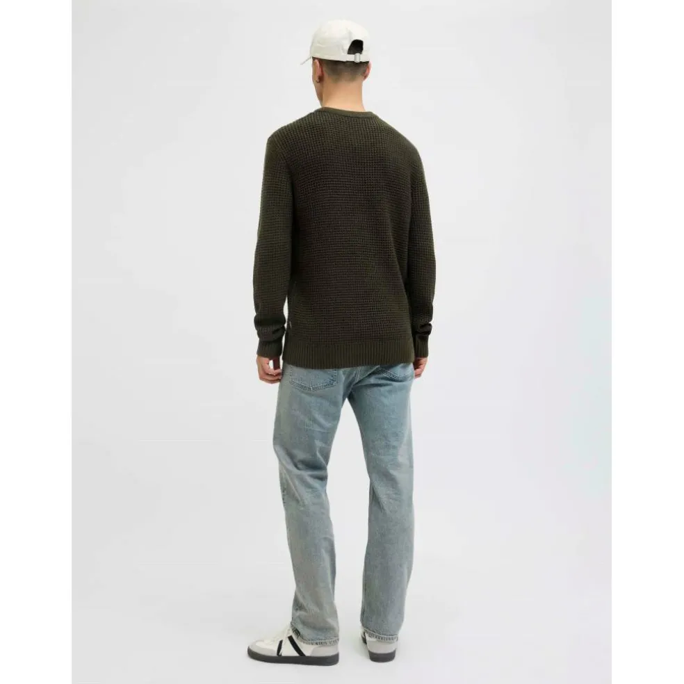 Men's Knitted Crew Neck Jumper