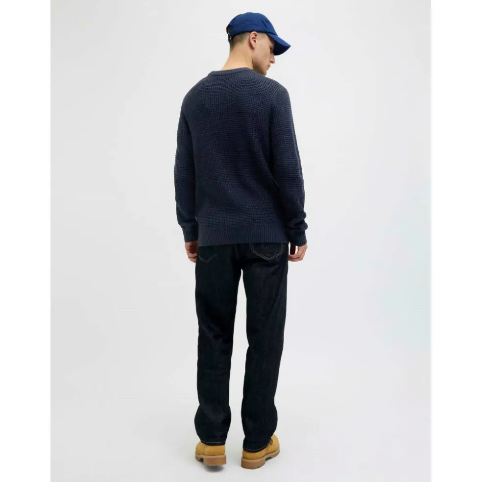 Men's Knitted Crew Neck Jumper