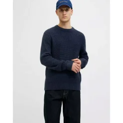 Men's Knitted Crew Neck Jumper