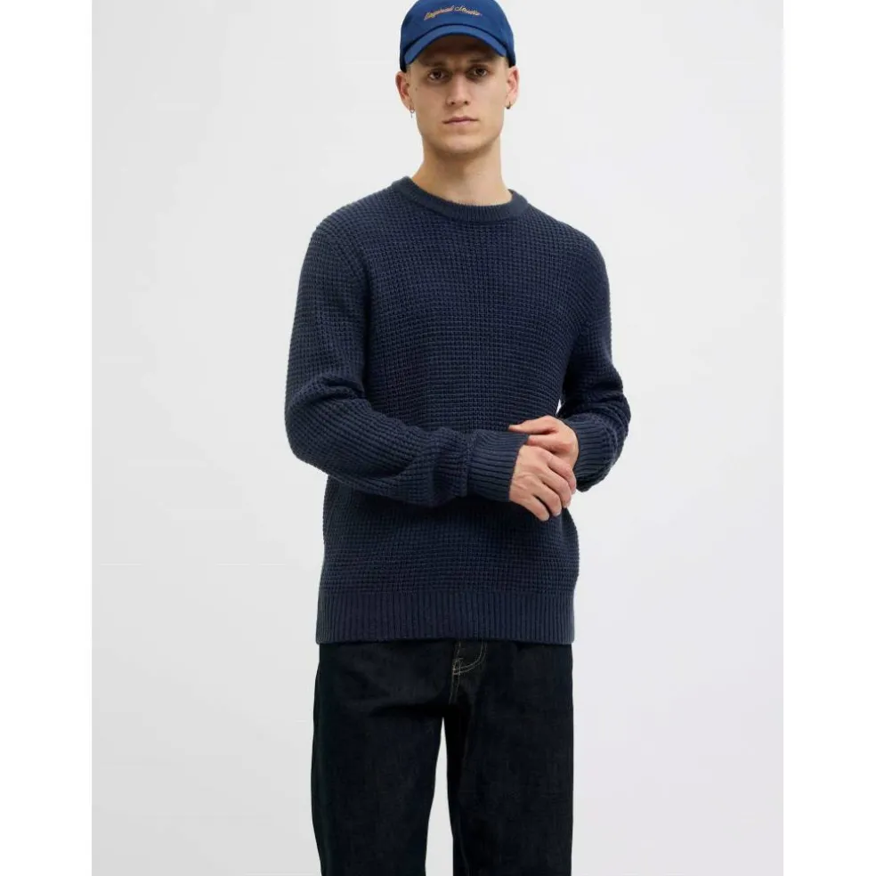 Men's Knitted Crew Neck Jumper