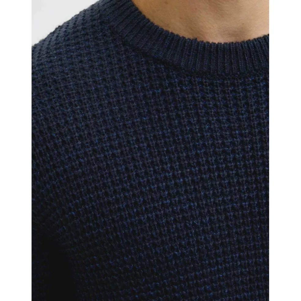 Men's Knitted Crew Neck Jumper