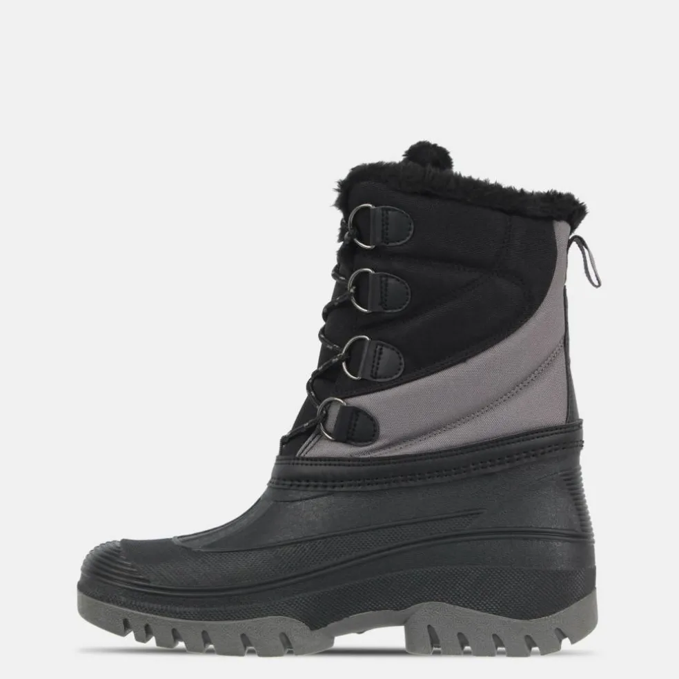 Men's Lace Up EVA Insole Mid High Snow Boots