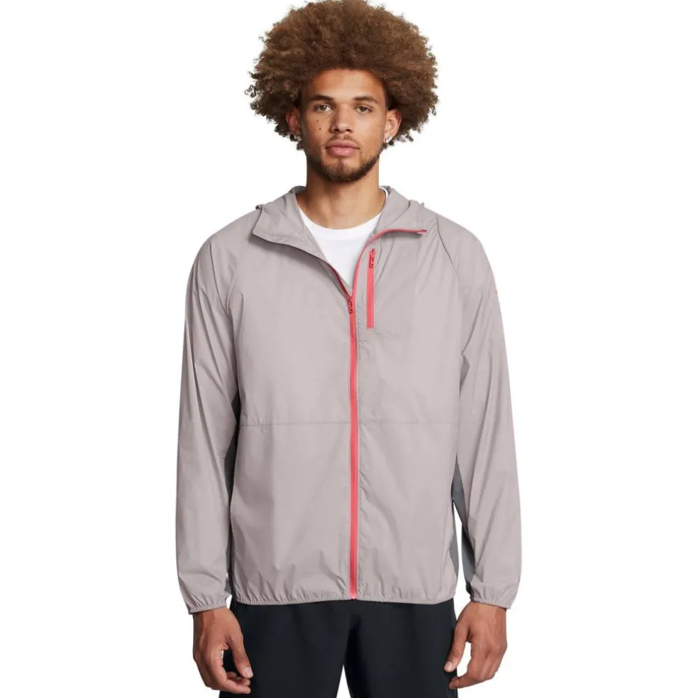 Men's Launch Lightweight Water Resistant Wind Resistant Packable Performance Running Jacket