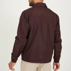 Mens Lightweight Coach Jacket with Drawcord Hem