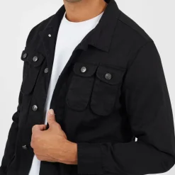 Mens Lightweight Jacket with Multi Pocket Detail