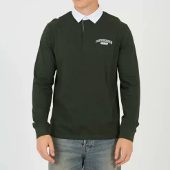 Men's Long Sleeved Rugby Polo Shirt