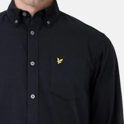 Men's Long-Sleeve Flannel Plain Shirt