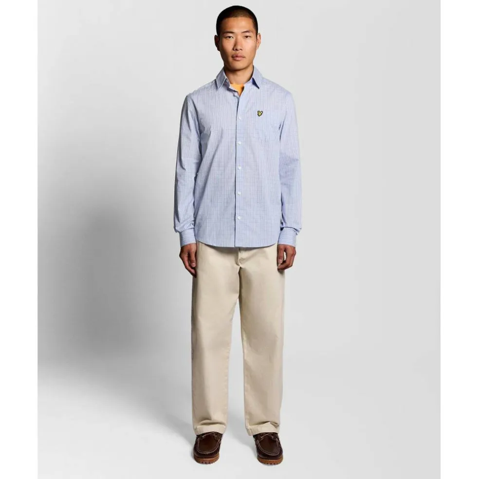 Men's Long Sleeve Patterned Shirt