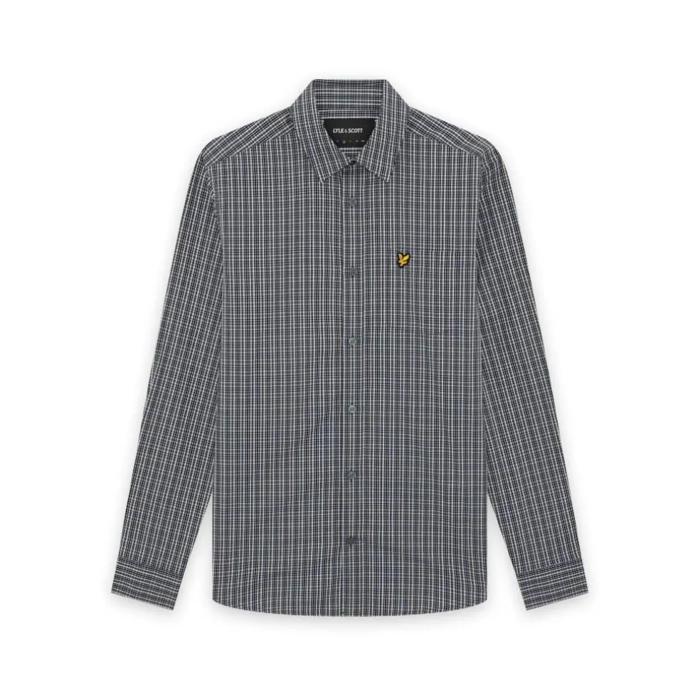 Men's Long Sleeve Patterned Shirt