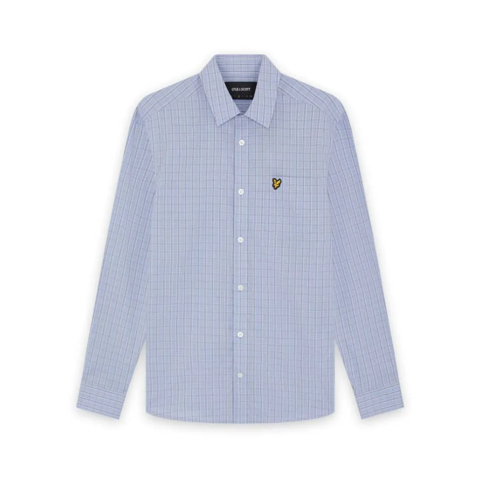 Men's Long Sleeve Patterned Shirt