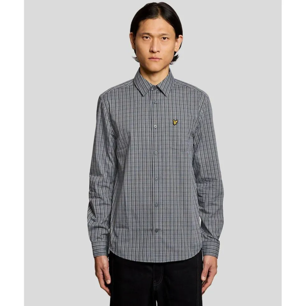 Men's Long Sleeve Patterned Shirt
