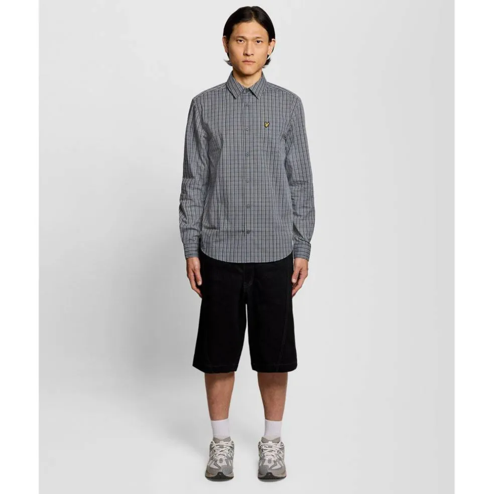 Men's Long Sleeve Patterned Shirt