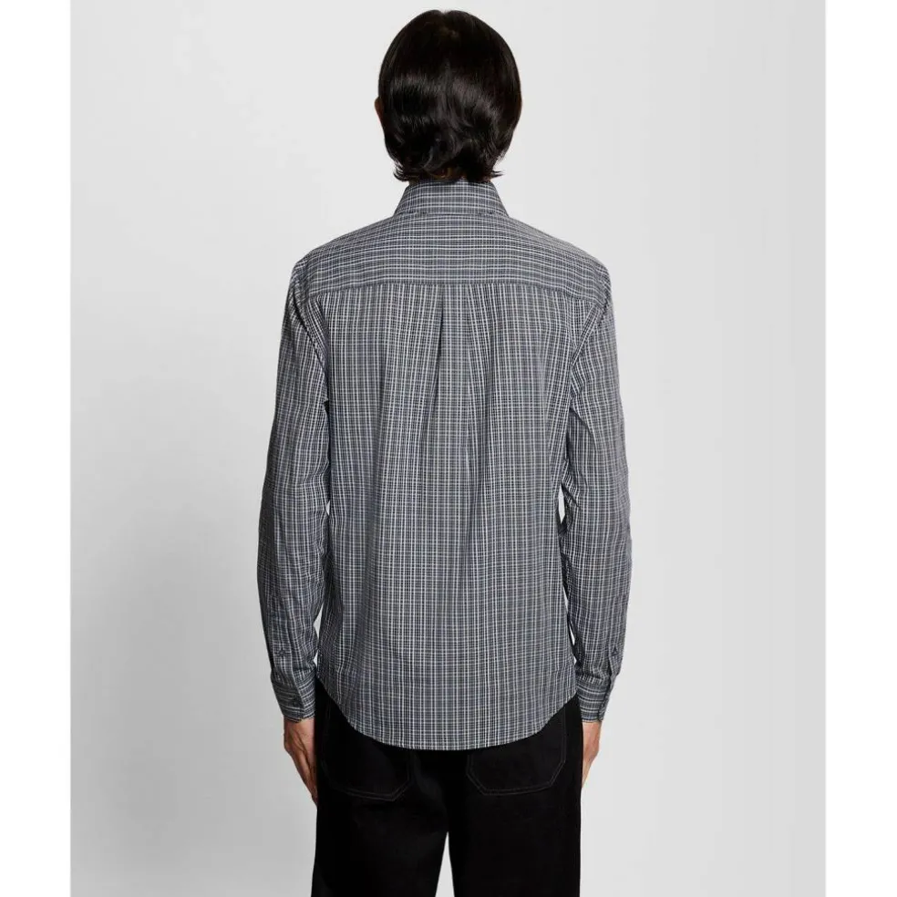 Men's Long Sleeve Patterned Shirt