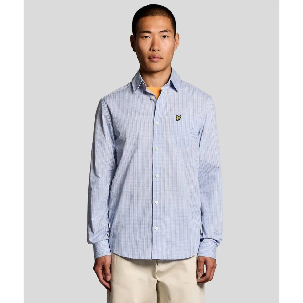 Men's Long Sleeve Patterned Shirt
