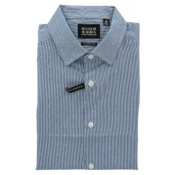 Men's Long-Sleeve Patterned Shirt