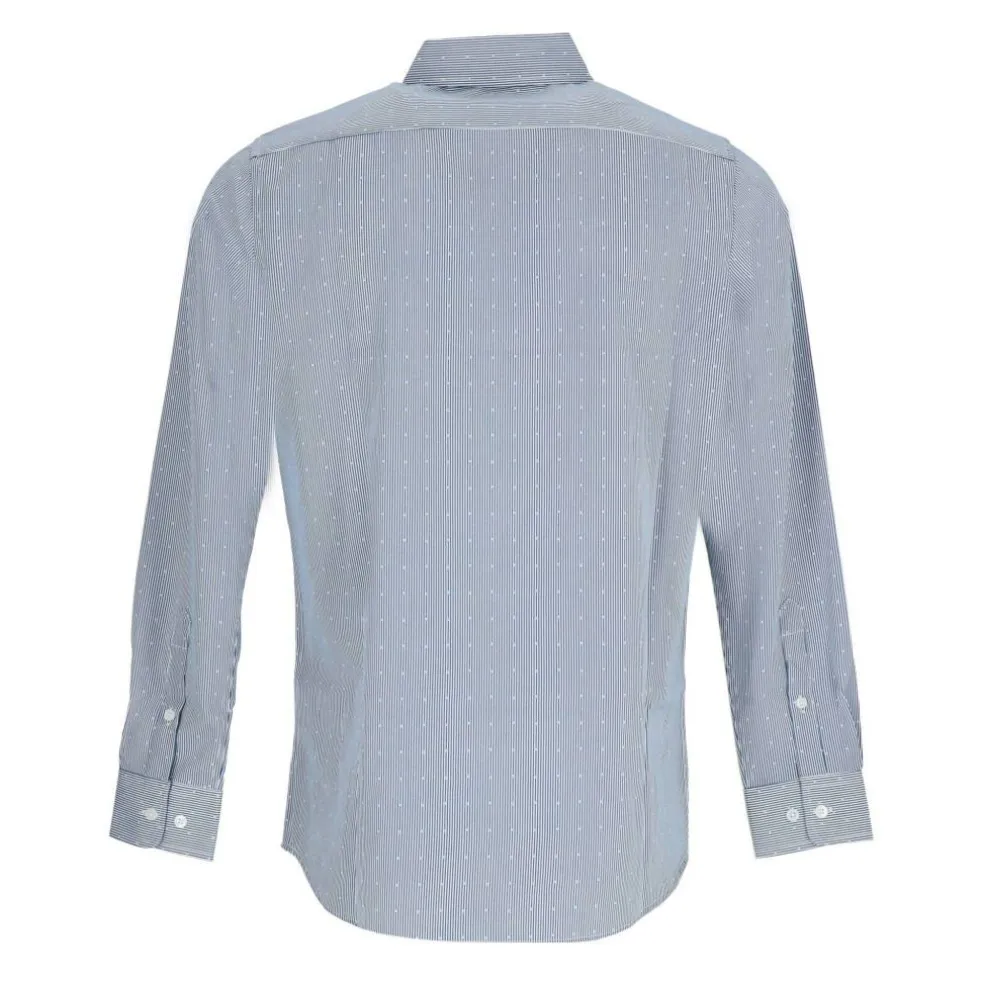 Men's Long-Sleeve Patterned Shirt