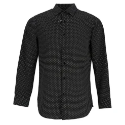 Men's Long-Sleeve Patterned Shirt