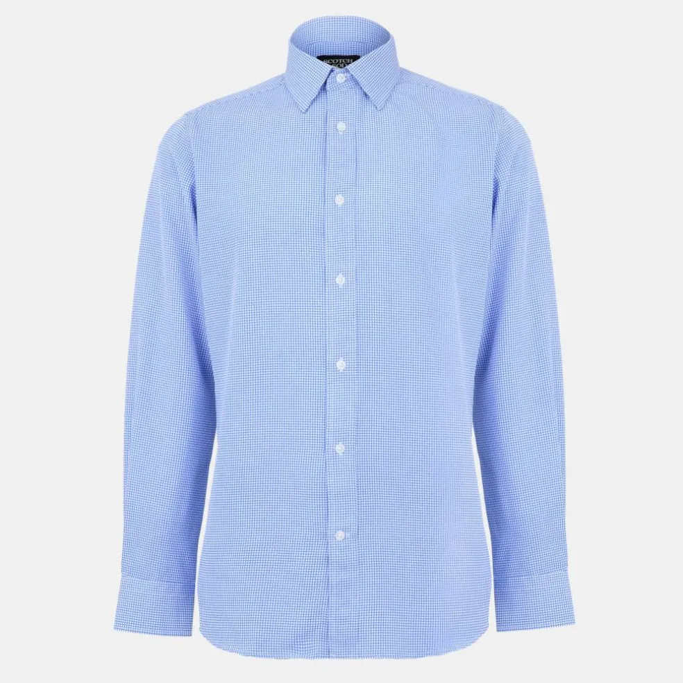 Men's Long-Sleeve Patterned Shirt