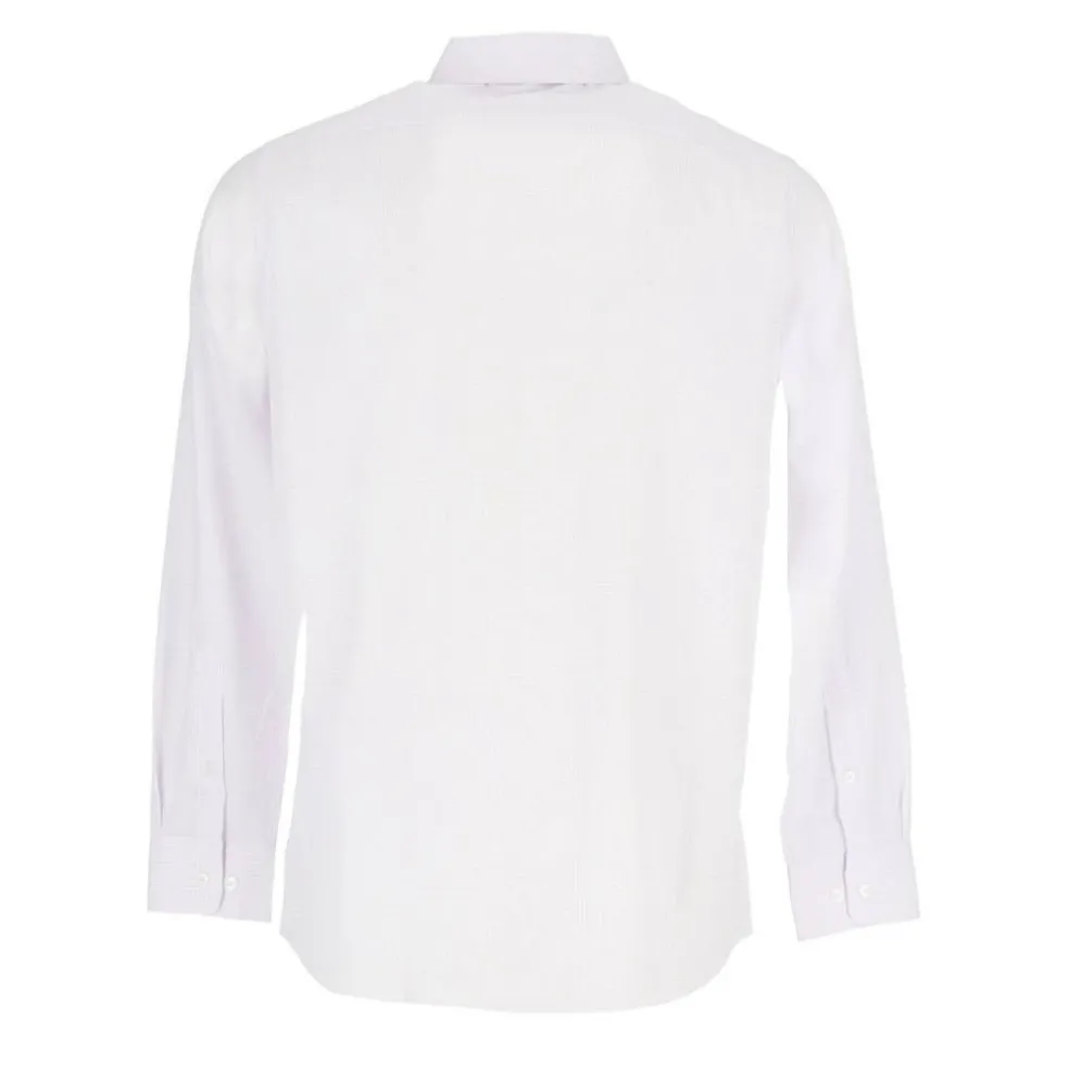 Men's Long-Sleeve Patterned Shirt