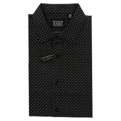 Men's Long-Sleeve Patterned Shirt