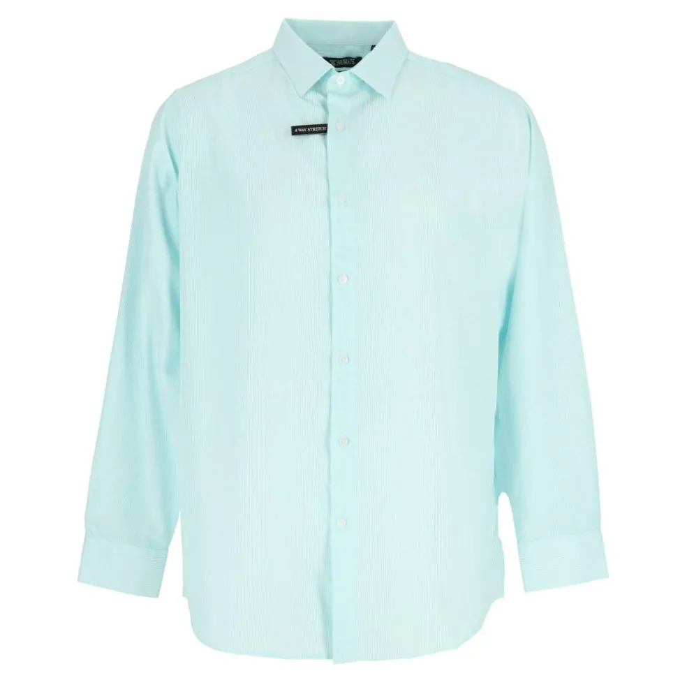 Men's Long-Sleeve Patterned Shirt
