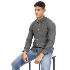 Men's Long Sleeve Plain Shirt