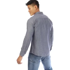 Men's Long Sleeve Plain Shirt