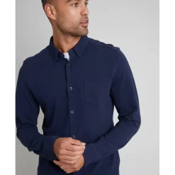 Men's Long-Sleeve Plain Shirt