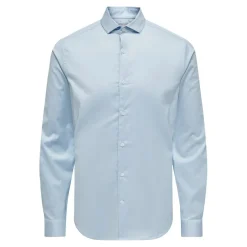 Men's Long-Sleeve Plain Shirt