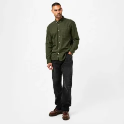 Men's Long-Sleeve Plain Shirt