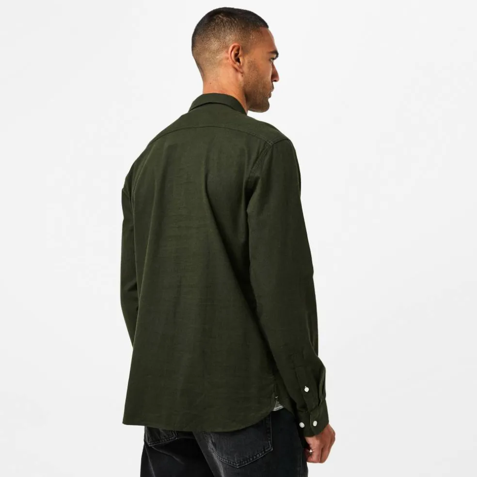 Men's Long-Sleeve Plain Shirt