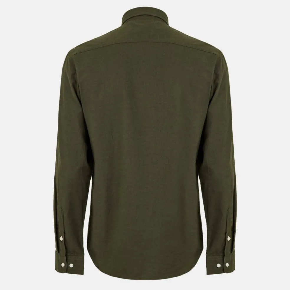 Men's Long-Sleeve Plain Shirt