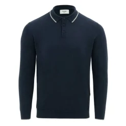 Mens Long Sleeve Polo Jumper