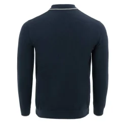Mens Long Sleeve Polo Jumper
