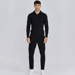 Men's Long-Sleeve Polo Shirt