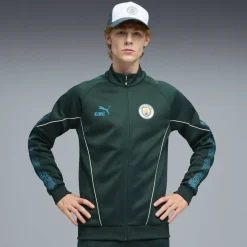 Mens Manchester City Tracksuit Top 2025 2026