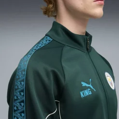Mens Manchester City Tracksuit Top 2025 2026