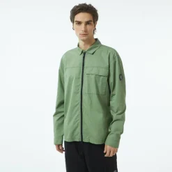 Men's Manny Cotton Long Sleeve Full Zip Overshirt