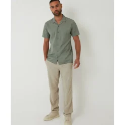 Men's Maples Short-Sleeve Patterned Shirt