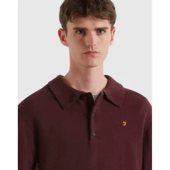 Men's Matson Lambswool Knit Quarter Zip Top