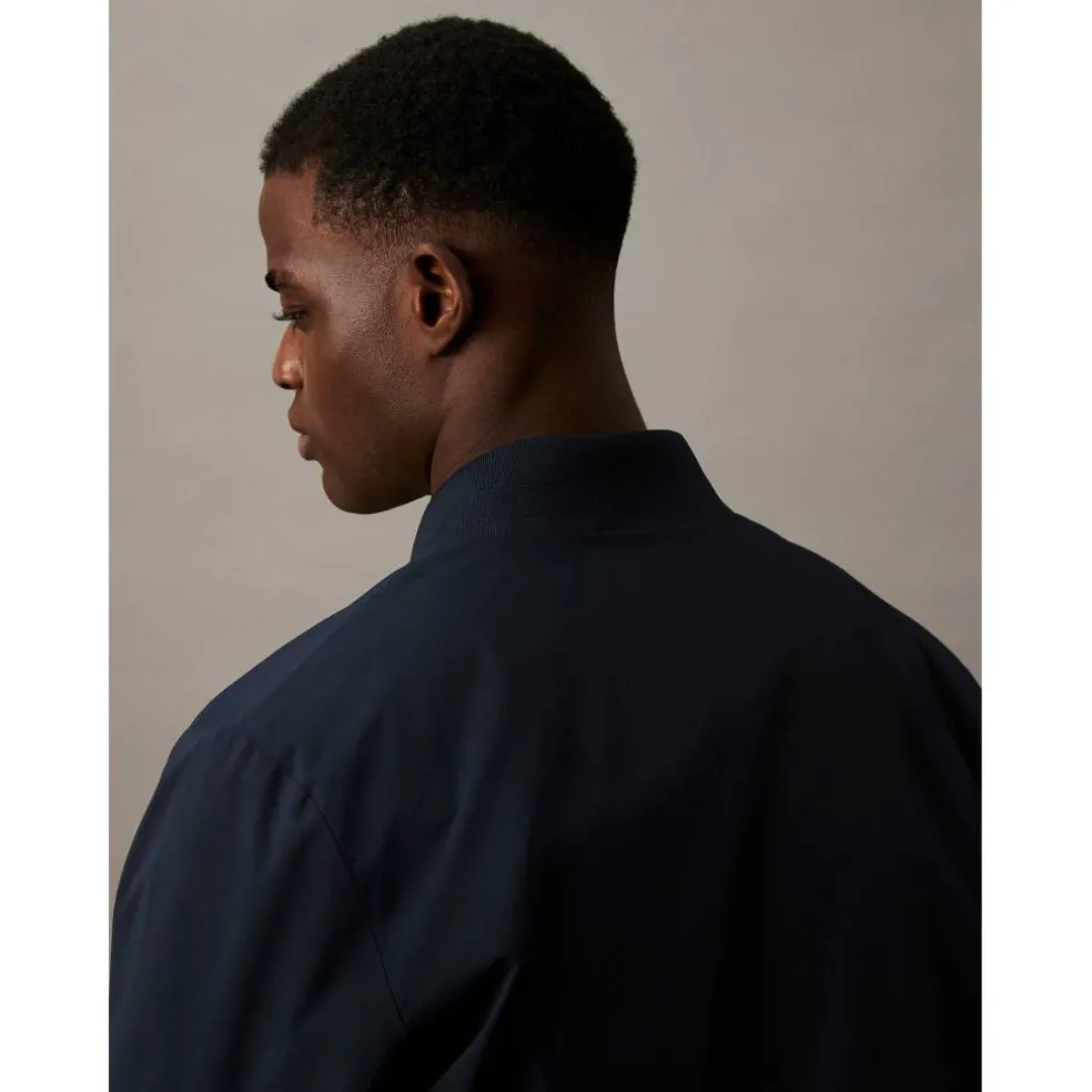 Men's Matte Long Sleeve Bomber Jacket