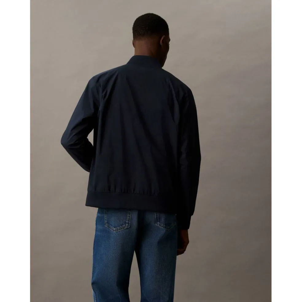 Men's Matte Long Sleeve Bomber Jacket